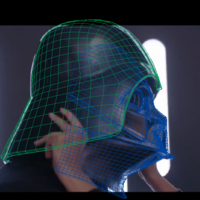 Darth Vader Helmet  Rogue One Accurate STL file for 3d print - Thumbnail 7