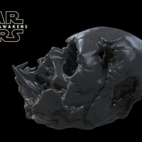 Darth Vader helmet The force Awakens  file for 3d print - Thumbnail 2