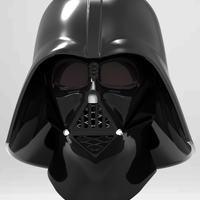 Small ROTS Darth Vader Helmet STL 3D Printing 378944