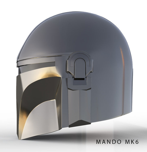 Mandalorian helmet Accurate STL file for 3d 3D Print 378955
