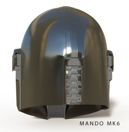 Mandalorian helmet Accurate STL file for 3d 3D Print 378956