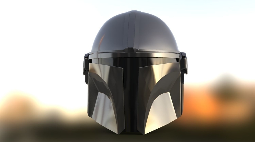 Mandalorian helmet Accurate STL file for 3d 3D Print 378957