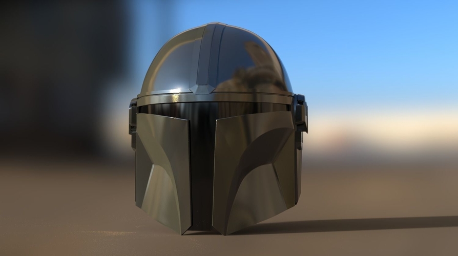 Mandalorian helmet Accurate STL file for 3d 3D Print 378958