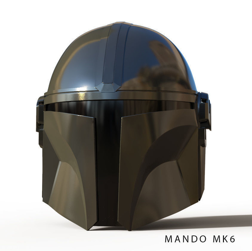 Mandalorian helmet Accurate STL file for 3d