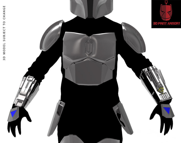 Mandalorian full armor STL file for 3d print 3D Print 378964
