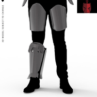 Mandalorian full armor STL file for 3d print - Thumbnail 2