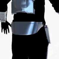 Mandalorian full armor STL file for 3d print - Thumbnail 10