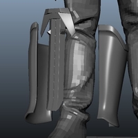 Mandalorian full armor STL file for 3d print - Thumbnail 15