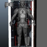 Mandalorian full armor STL file for 3d print - Thumbnail 17