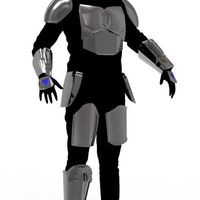 Small Mandalorian full armor STL file for 3d print 3D Printing 378981