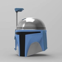 Jango Fett helmet STL file for 3d print - Thumbnail 1