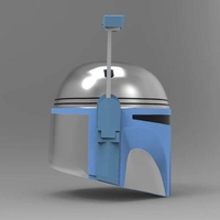 Jango Fett helmet STL file for 3d print - Thumbnail 2