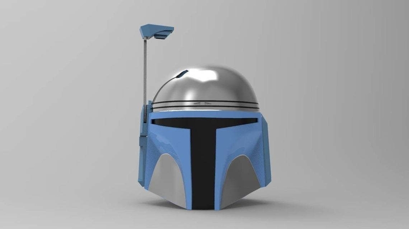 Jango Fett helmet STL file for 3d print
