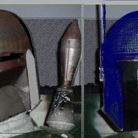 Boba Fett helmet Accurate STL file for 3d print - Thumbnail 6