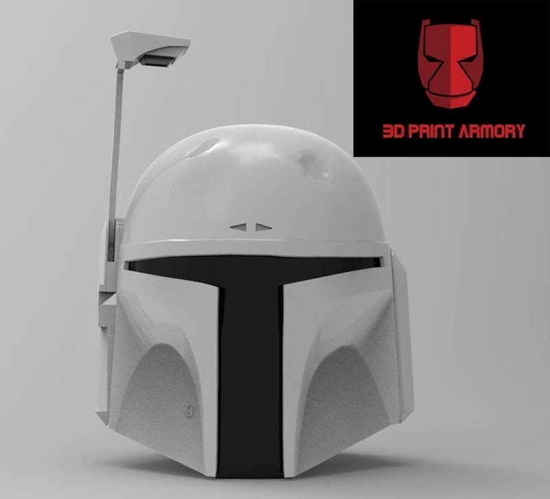 Boba Fett helmet Accurate STL file for 3d print