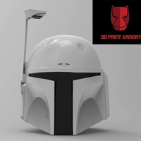 Small Boba Fett helmet Accurate STL file for 3d print 3D Printing 378992