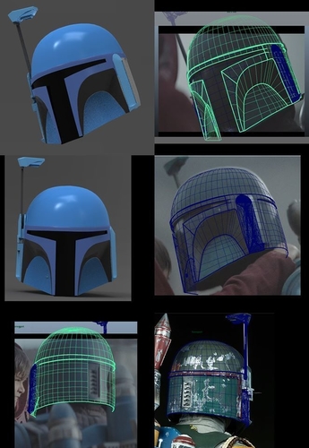 Mandalorian Death Watch helmet STL file for 3d print 3D Print 378996