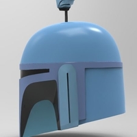 Mandalorian Death Watch helmet STL file for 3d print - Thumbnail 2