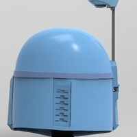 Mandalorian Death Watch helmet STL file for 3d print - Thumbnail 3