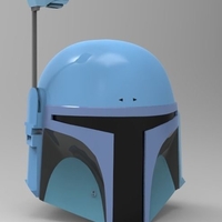 Mandalorian Death Watch helmet STL file for 3d print - Thumbnail 5