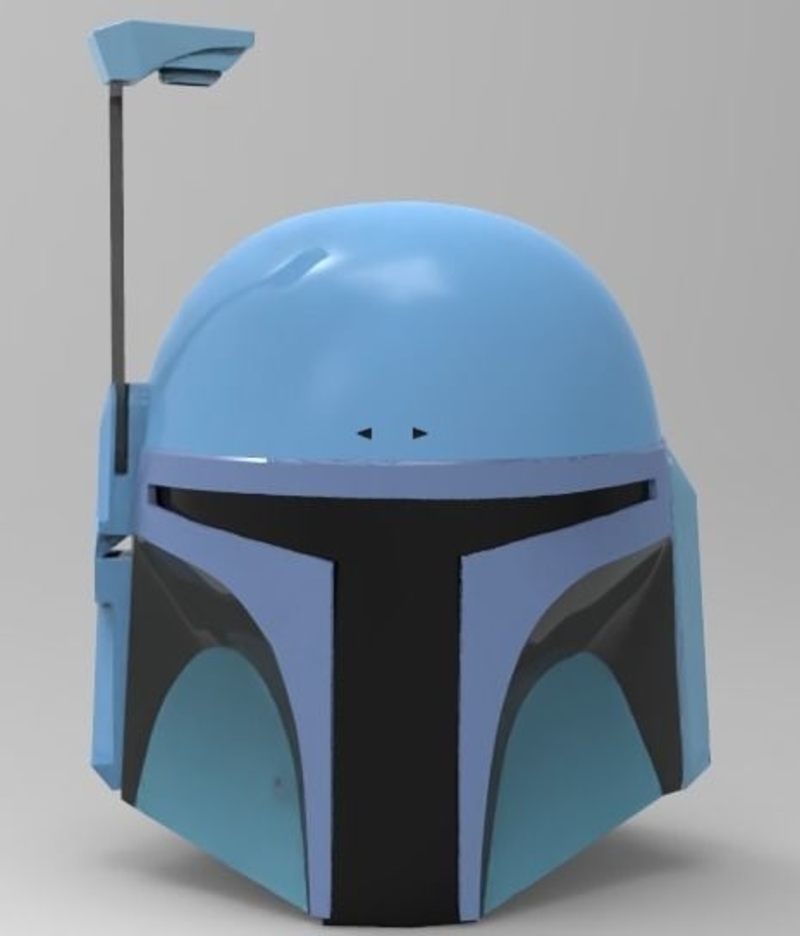 Mandalorian Death Watch helmet STL file for 3d print