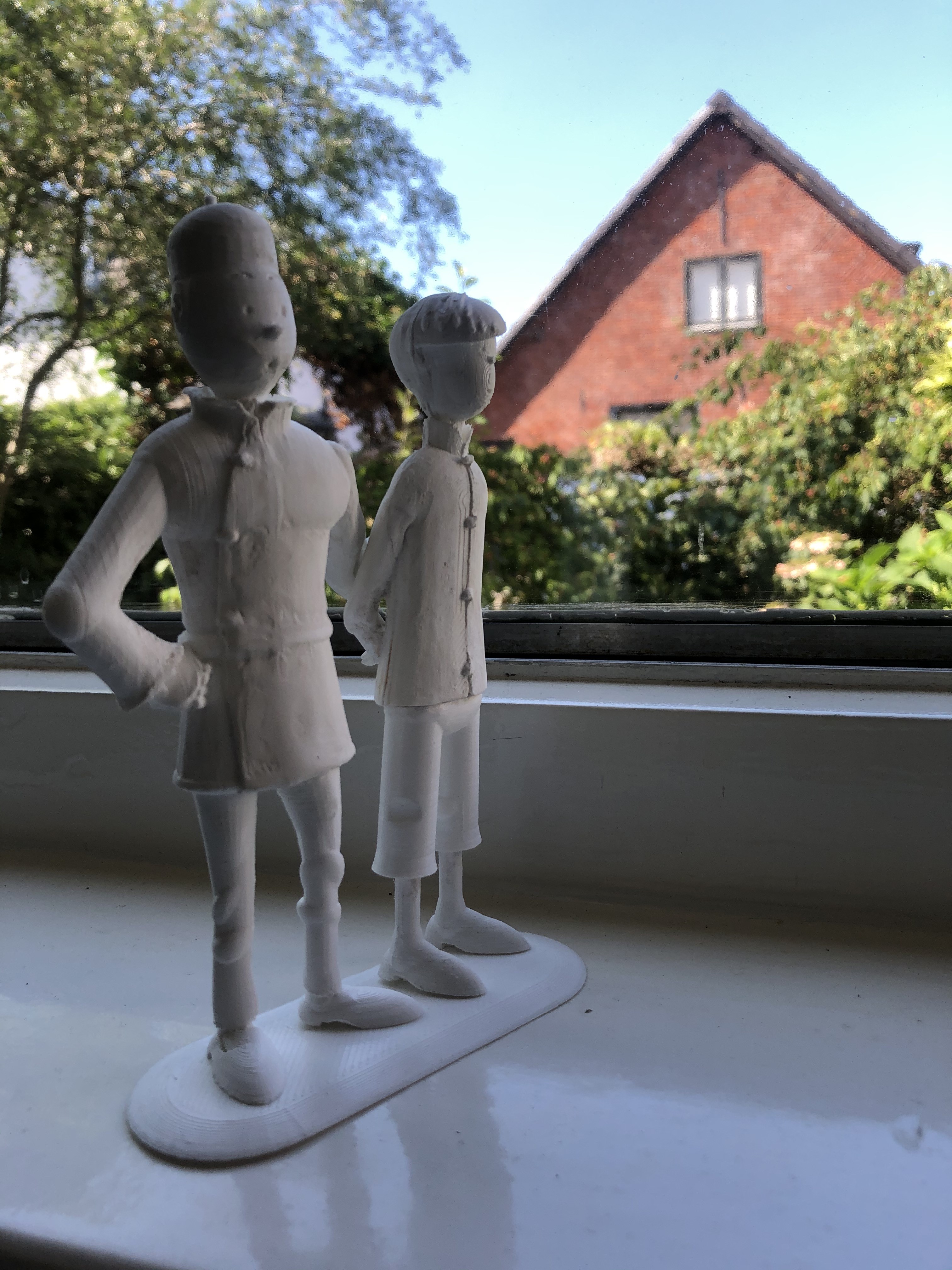 Tintin and Tchang 3D Print 379068