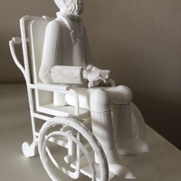 CAPTAIN HADDOCK IN A WHEELCHAIR, PUSHED BY BIANCA - Thumbnail 4