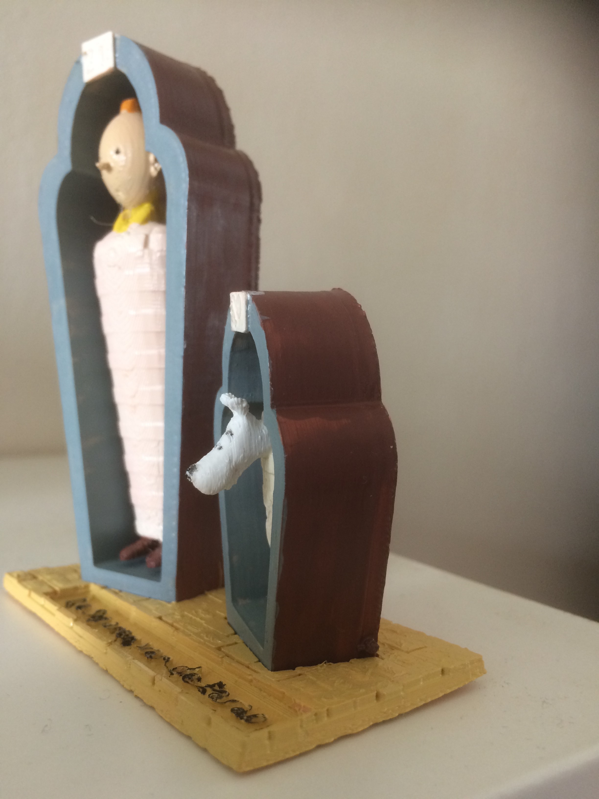 TINTIN AND SNOWY IN THE SARCOPHAGUS 3D Print 379087