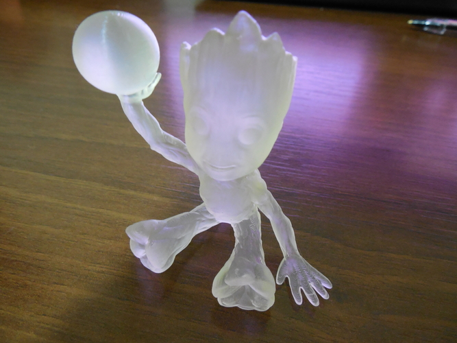 Baby Groot with a ball 3D Print 379100