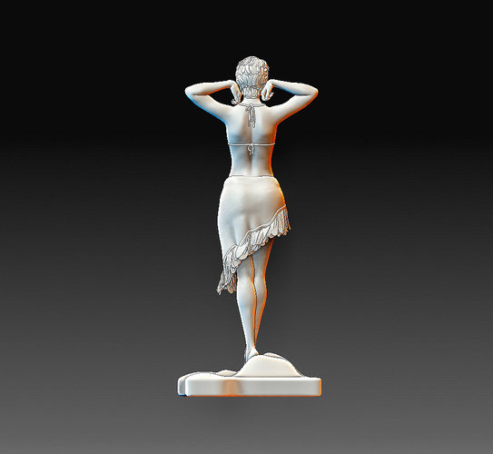 Statue girl 3D Print 379117