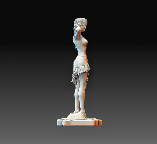 Statue girl 3D Print 379118