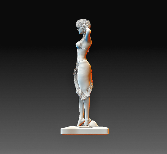 Statue girl 3D Print 379119