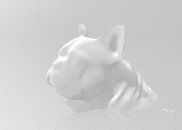  French bulldog bust 3D Print 379123