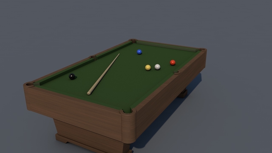 3D Billiard for your Mobile or PC Game 3D Print 379139