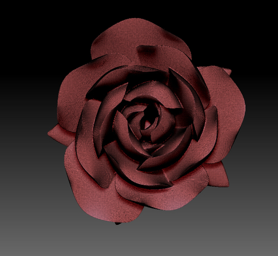 Rose flower 3D Print 379148