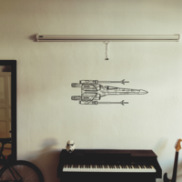 X-wing fighter 2D wall art by kleinbottle - Thumbnail 3