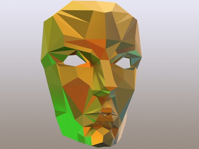 poly face mask 3D Print 379328