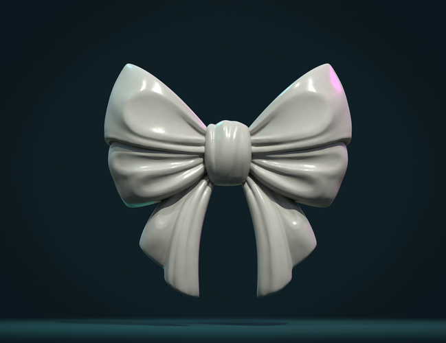 Bow Ribbon relief 3D Print 379337