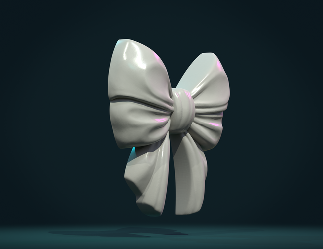 Bow Ribbon relief 3D Print 379338
