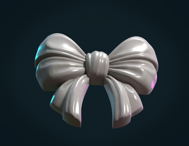 Bow Ribbon relief 3D Print 379339