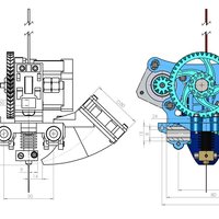 new construction of wade extruder for prusa mendel - Thumbnail 3