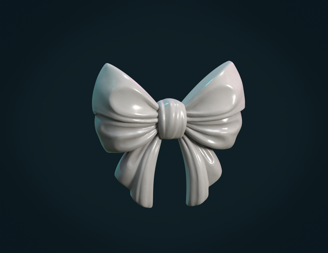 Bow Ribbon relief 3D Print 379342