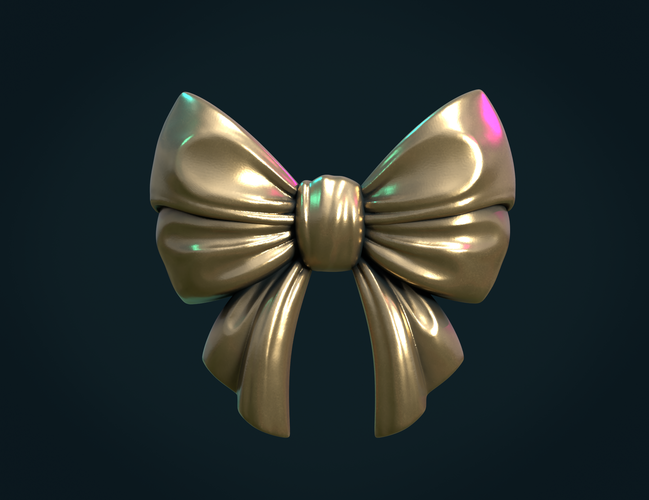 Bow Ribbon relief 3D Print 379343