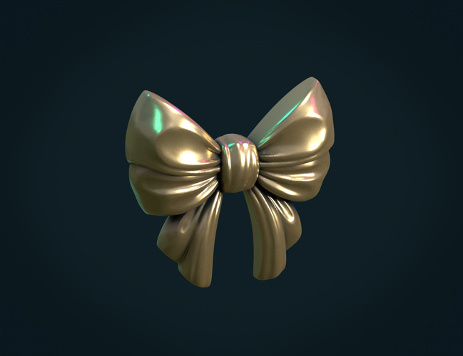 Bow Ribbon relief 3D Print 379344