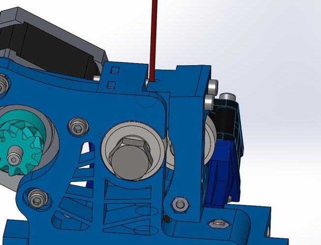 new construction of wade extruder for prusa mendel 3D Print 37937