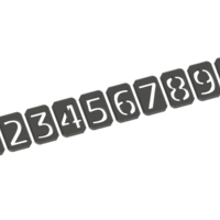 Phone Number Plate - Thumbnail 2