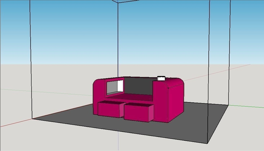 modern sofa design 3D Print 379586