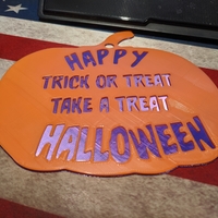 Small Simple Halloween Pumpkin sign 3D Printing 379615