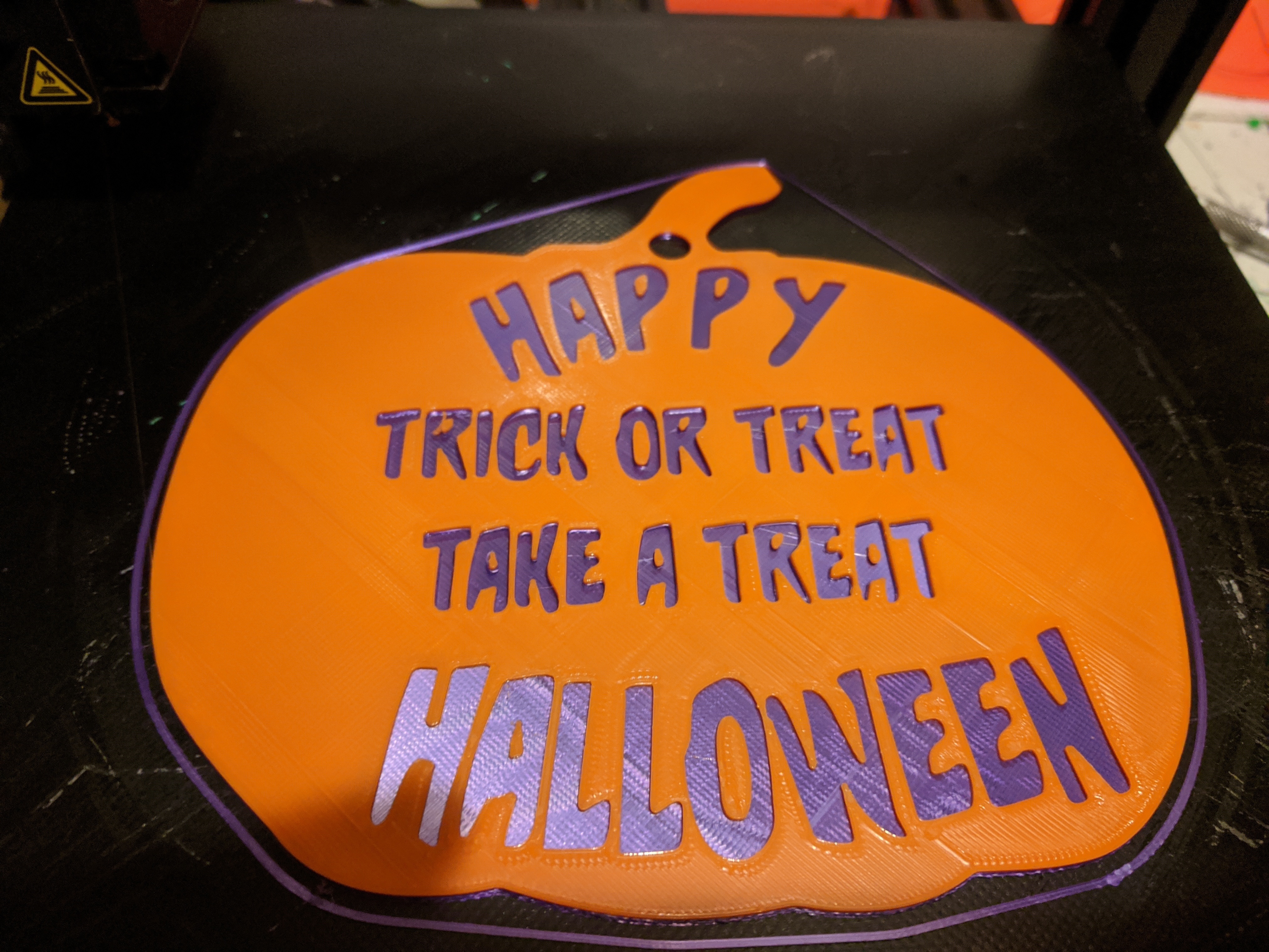 Simple Halloween Pumpkin sign 3D Print 379617
