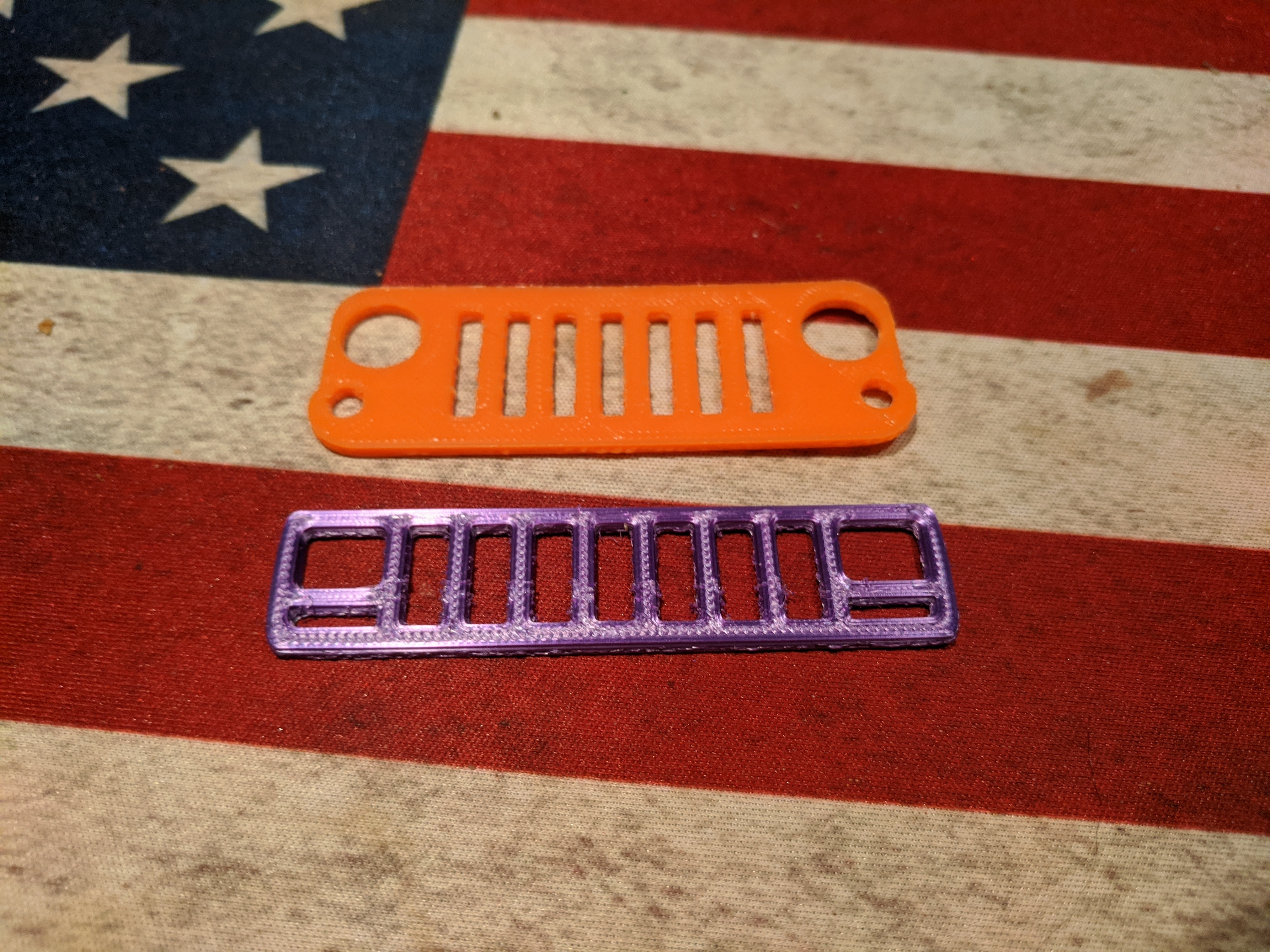 Jeep Grilles key chain ornaments  3D Print 379620